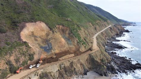 Big storm barrels toward a Big Sur school shuttered by landslides for months